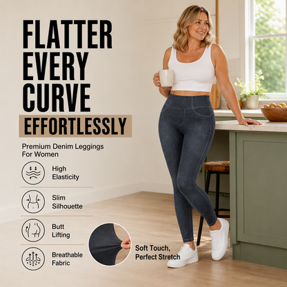 👕 Női magas derekú, fenékemelő leggings
