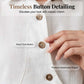 ✨ 👕 Női blúz gombokkal, aszimmetrikus, rövid ujjal