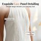 Women Halter Lace Panel Midi Dress