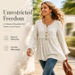👕 Női Casual Laza Hosszú Ujjú Rojtos Felső