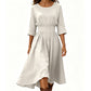 Women's Casual Cinched Waist Dress