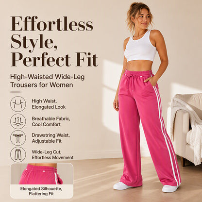 Women's High Waisted Straight Leg Pants