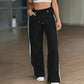 Women's High Waisted Straight Leg Pants