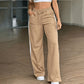 Women's High Waisted Straight Leg Pants