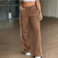 Women's High Waisted Straight Leg Pants