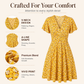 Women's Summer Floral V-Neck Dress