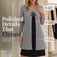 Women's Casual Ribbed Knit Long Sleeve Dress