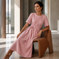 👗 Női elegáns midi ruha állítható derékpánttal