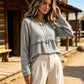 👕 Női Vintage Rojtos Bojtos Casual Felső