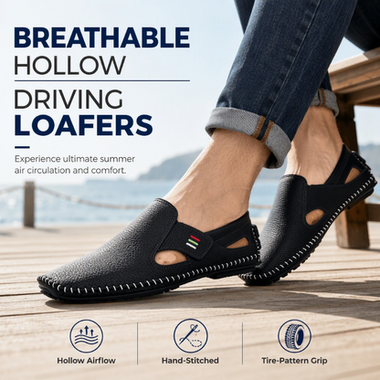 ✨ Férfi alkalmi slip-on légáteresztő mokaszin