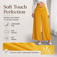 Women's Smocked Elastic Waist Wide-Leg Pants