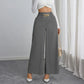 Women's Smocked Elastic Waist Wide-Leg Pants
