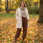 Casual Loose Fit Corduroy Trousers for Women