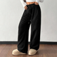 Casual Loose Fit Corduroy Trousers for Women