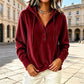Women's Hoodie Button Down Sweatshirt
