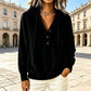 Women's Hoodie Button Down Sweatshirt