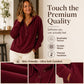Women's Hoodie Button Down Sweatshirt