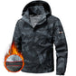 Men's Windproof Hooded Camouflage Jacket
