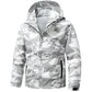 Men's Windproof Hooded Camouflage Jacket
