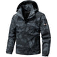 Men's Windproof Hooded Camouflage Jacket