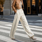 Women's High Waisted Wide Leg Suit Pants