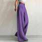 Women's High Waisted Wide Leg Suit Pants