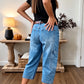📢Saisonmitte-Sale: 50 % Rabatt – nur für kurze Zeit ⏰Lässige, elastische, verkürzte Jeanshose für Damen