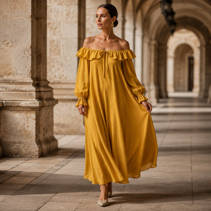 👗 👗 Női Casual Vállig Érő Maxi Ruha