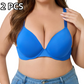 ✨ Simán & Támogató Mindennapi Plus Size Melltartó