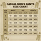 👕 Férfi Casual Egyenes Szárú Húzózsinóros Nadrág