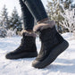 👢 Női Retro Vízlepergető Meleg Hótaposó