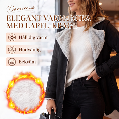 📦|Meleg női télikabát puha béléssel – Elegáns gallér és kényelmes szabás