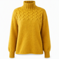 🧶 ✨ Kötött garbós pulóver, hétköznapi, egyszínű