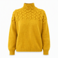 🧶 ✨ Kötött garbós pulóver, hétköznapi, egyszínű