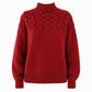🧶 ✨ Kötött garbós pulóver, hétköznapi, egyszínű