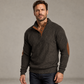 👕 🏷️ Emelt textúra | Férfi kordbársony állógalléros pulóver