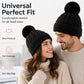 🧢 Uniszex téli kötött sapka pomponnal