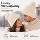 🧢 Uniszex téli kötött sapka pomponnal