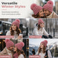 🧢 Uniszex téli kötött sapka pomponnal