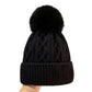🧢 Uniszex téli kötött sapka pomponnal
