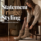 👢 Női alkalmi slouchy mid-calf csizma