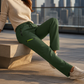 Women's Straight-Leg Sports Pants with Zipper Pockets
